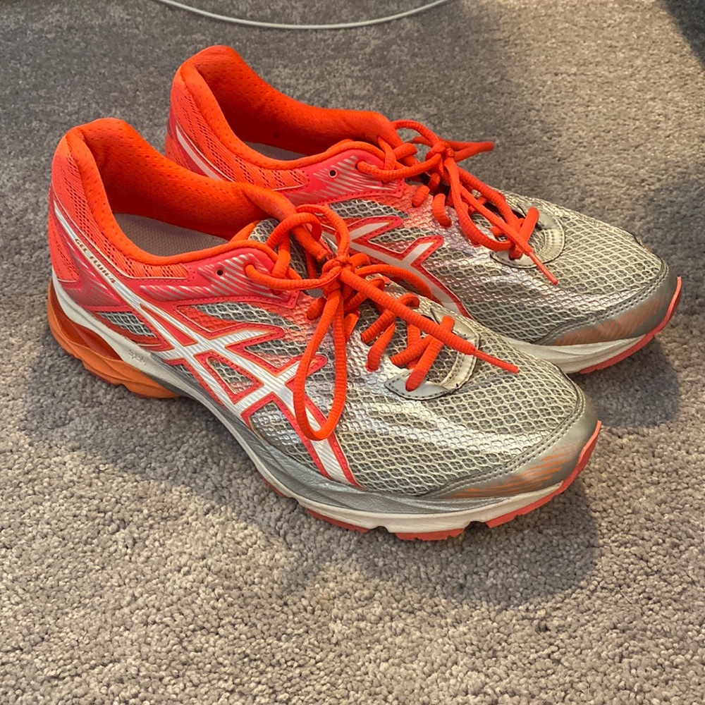 Pink ASICS Tennis Shoes